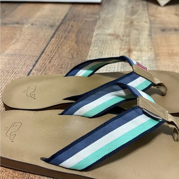 Vineyard Vines Men’s size 11 flip flops Grosgrain Ribbon‎ - Picture 11 of 12